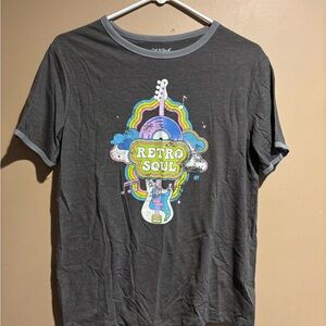 Cat & Jack Gray Short Sleeve Tee with Vibrant Graphic